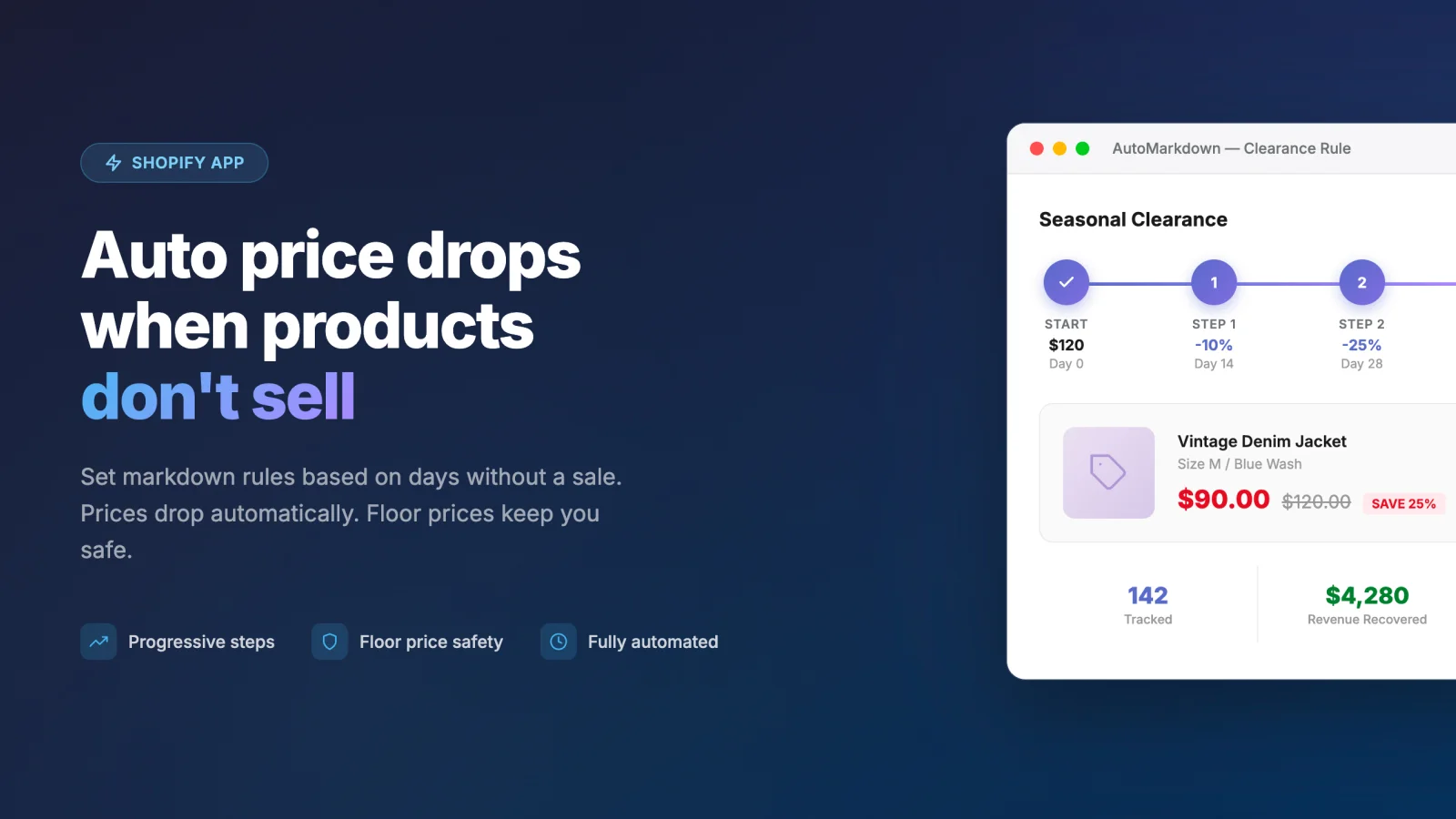 Auto Markdown app interface