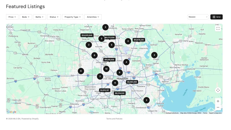 MLS map view